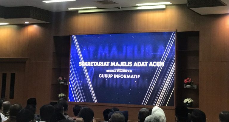 Sekretariat MAA Raih Penghargaan Cukup Informatif atas Keterbukaan Informasi Publik Tahun 2022